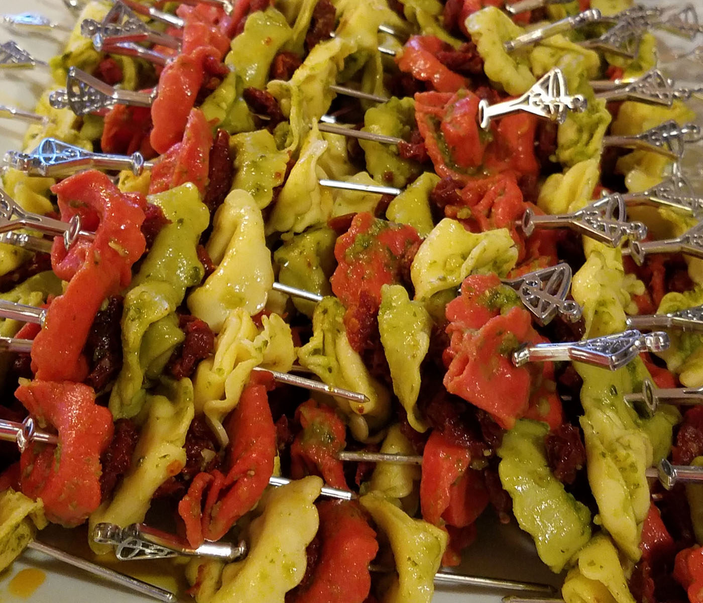 Tortellini Pasta Skewers Appetizer Recipe Boating Journey