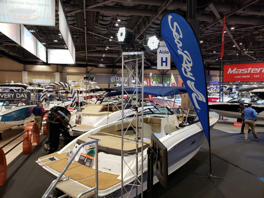 2019 Seattle Boat Show Display Boating Journey