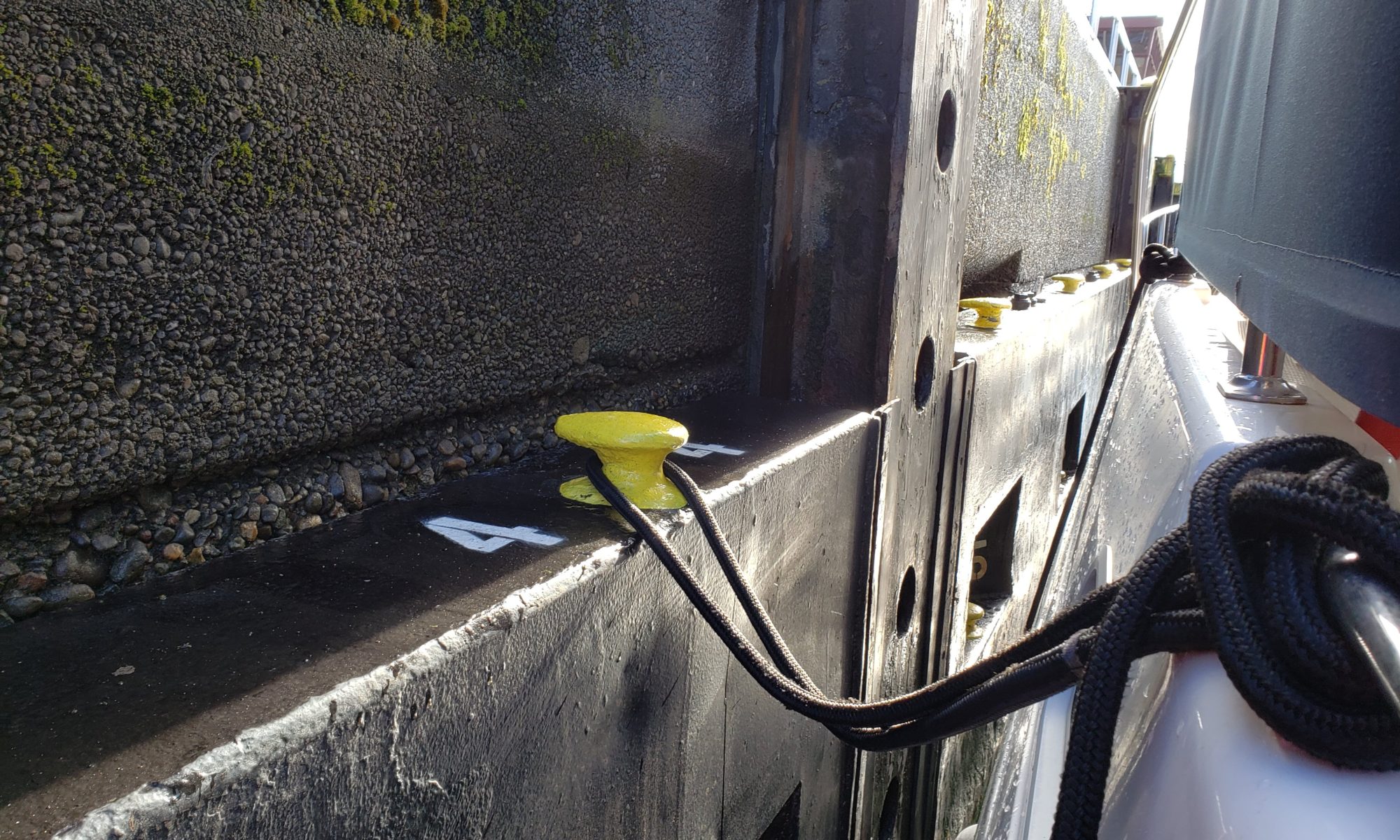 50' Dock Lines for the Locks in Ballard Boating Journey