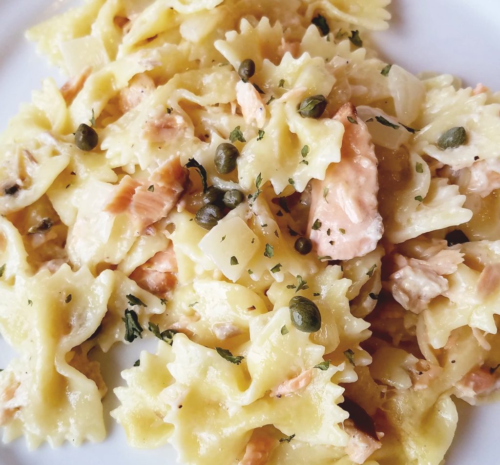 Smoked Salmon Pasta Recipe from PNW | Boating Journey