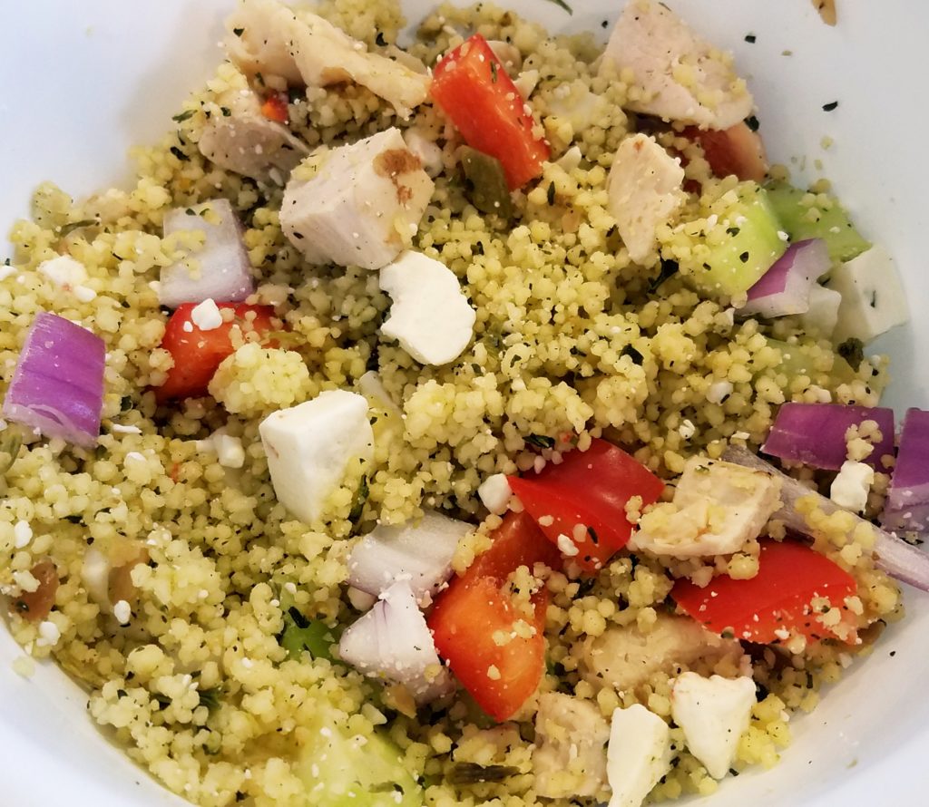 Lemon Couscous Salad with Chicken Recipe Boating Journey